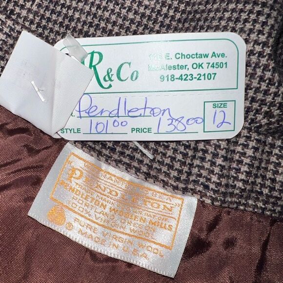 Vintage Pendleton Wool Slacks Size 12 NWT - Picture 5 of 6